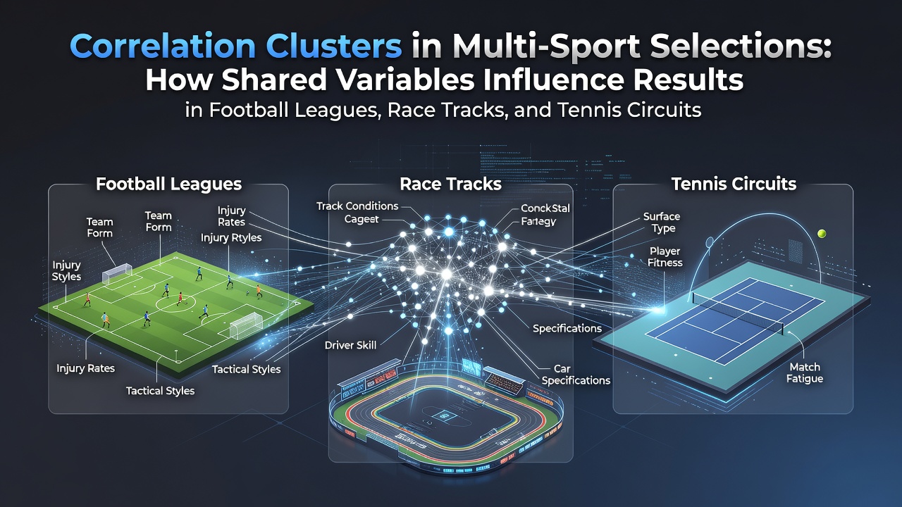 Statistical analysis of shared variables across football, horse racing, and tennis competitions
