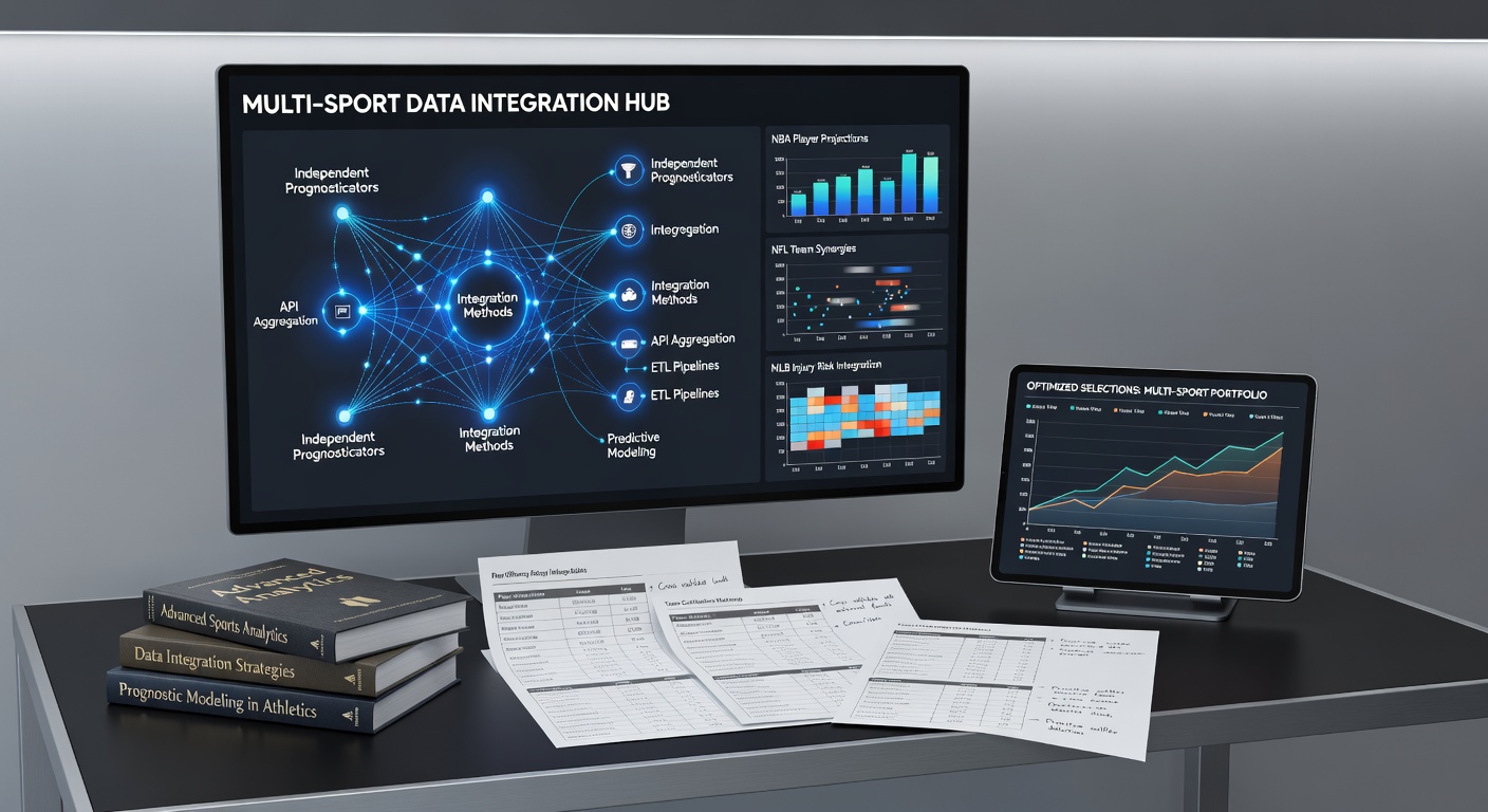 Dashboard screenshot showing combined forecasts for soccer, tennis, basketball, and horse racing selections