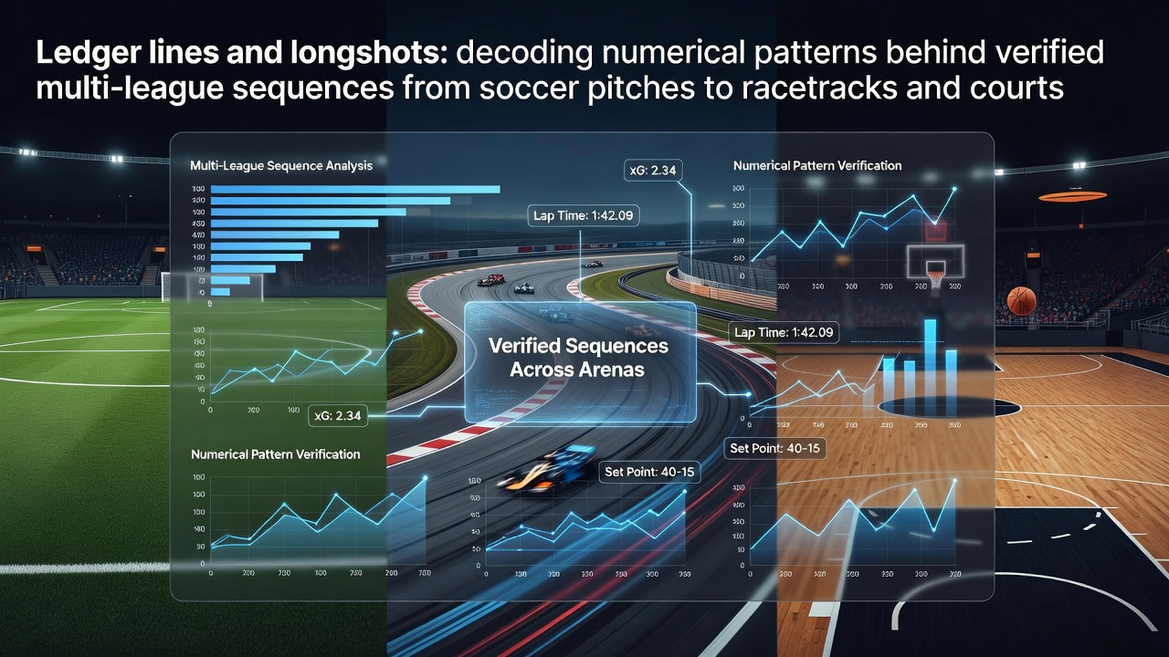 Detailed chart showing numerical sequences and betting patterns across multiple sports leagues displayed on a digital ledger interface